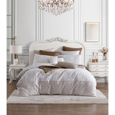 Private Collection Chantilly Linen Jacquard Quilt Cover Set | Queen Bed | Linen